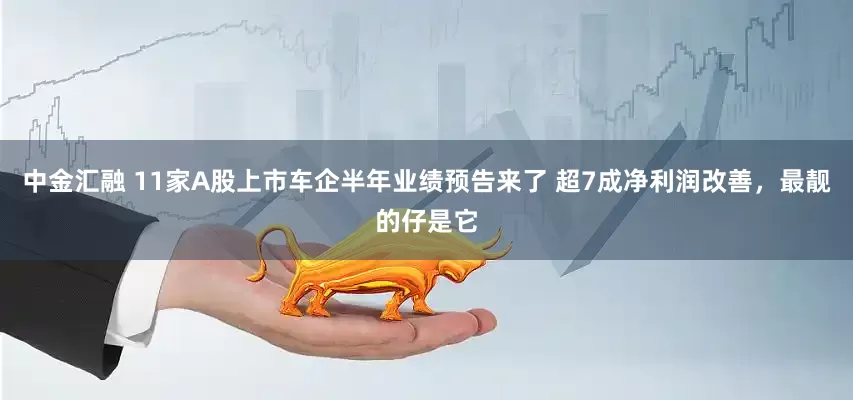 中金汇融 11家A股上市车企半年业绩预告来了 超7成净利润改善，最靓的仔是它